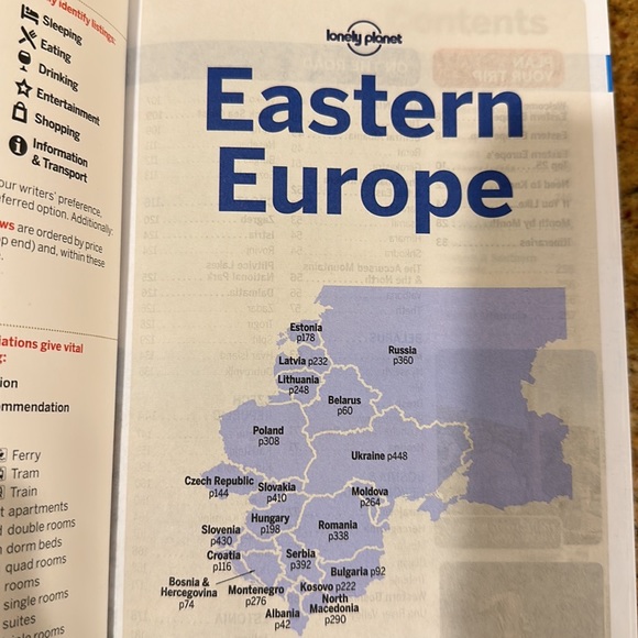NWOT💙LONELY PLANET EASTERN EUROPE PAPERBACK GUIDE 15TH EDITION - Picture 3 of 6